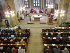 Festgottesdienst zum 50jahrigen Priesterjubiläum von Stadtpfarrer i.R. Geistlichen Rat Ulrich Trzeciok (Foto: Karl-Franz Thiede)